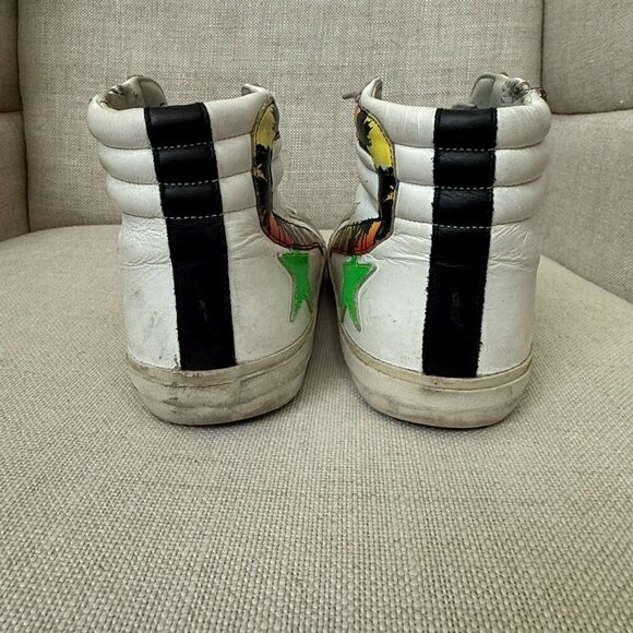 Golden Goose Private Edition., Rare  hightop slide lace up sneakers size 41 - Picture 5 of 11